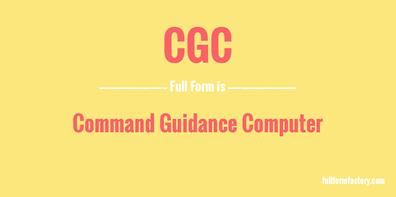 cgc-full-form