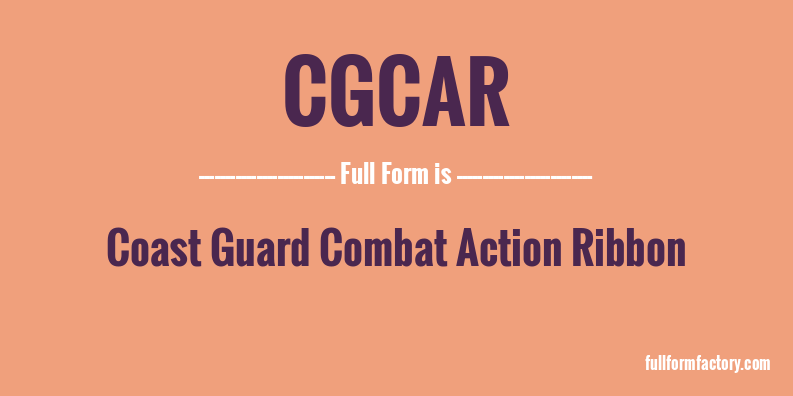 cgcar-full-form