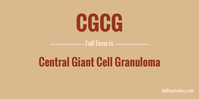 cgcg-full-form