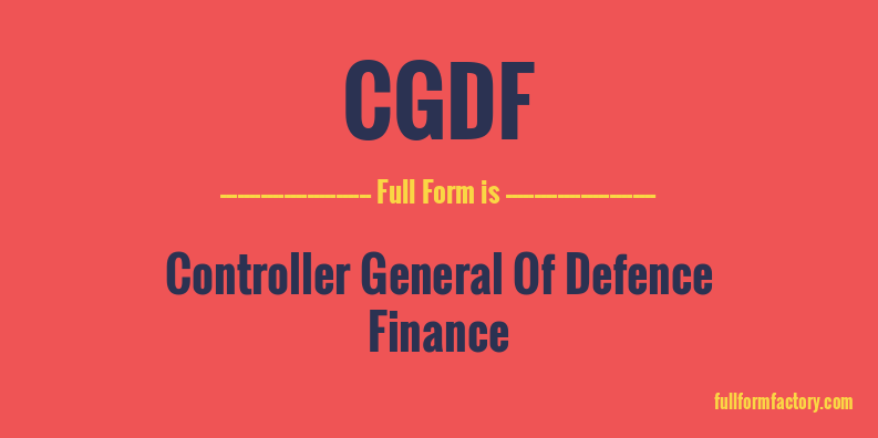 cgdf-full-form