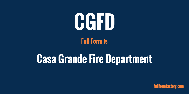 cgfd-full-form
