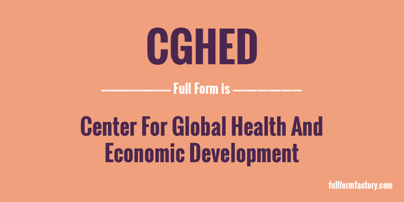 cghed-full-form