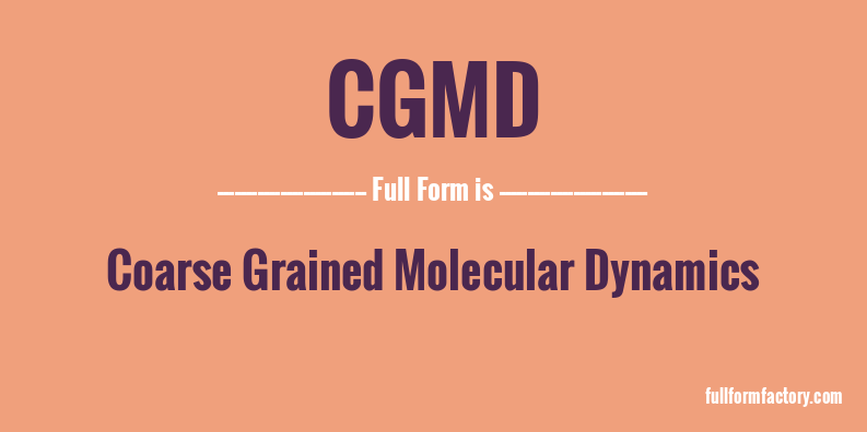 cgmd-full-form