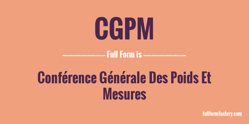 cgpm-full-form