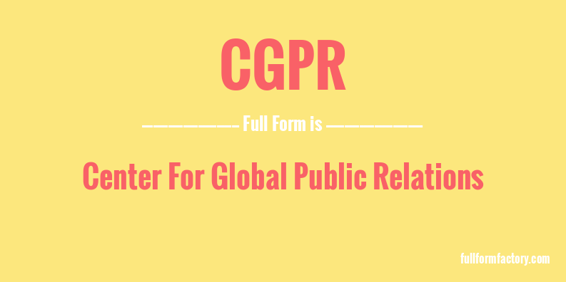 cgpr-full-form
