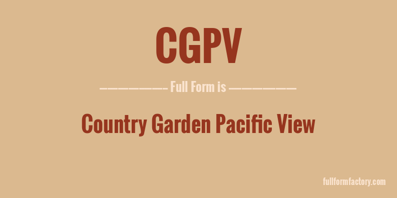 cgpv-full-form