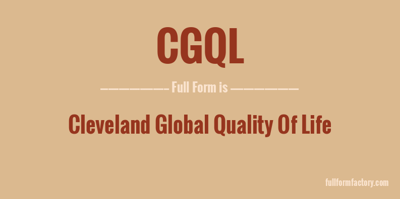 cgql-full-form