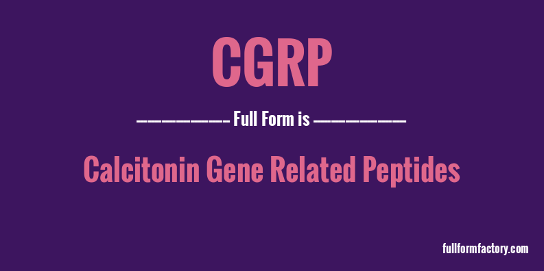 cgrp-full-form