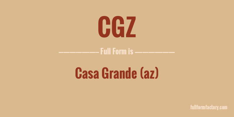 cgz-full-form
