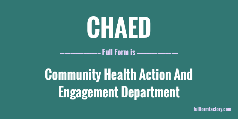 chaed-full-form
