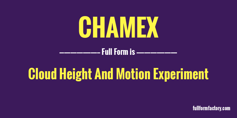 chamex-full-form