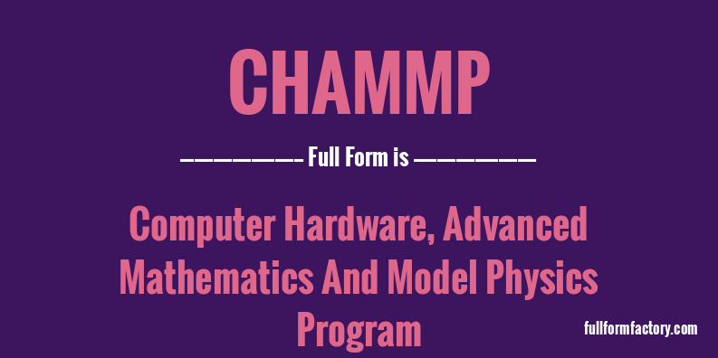 chammp-full-form