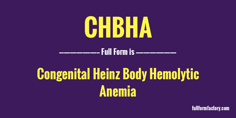 chbha-full-form