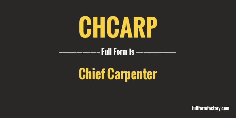 chcarp-full-form