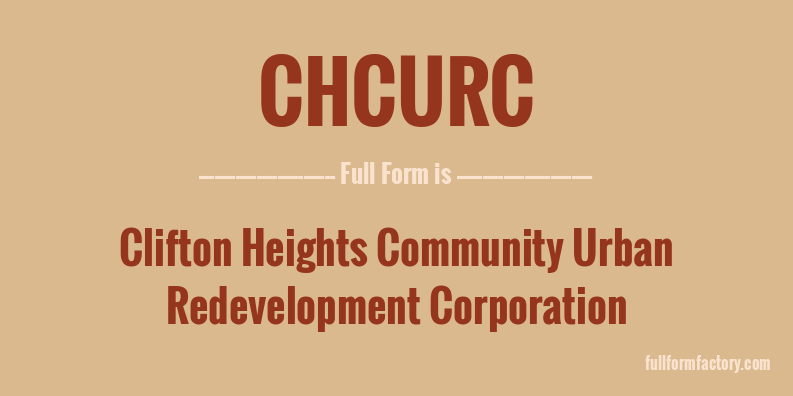 chcurc-full-form