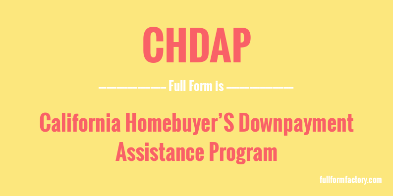 chdap-full-form