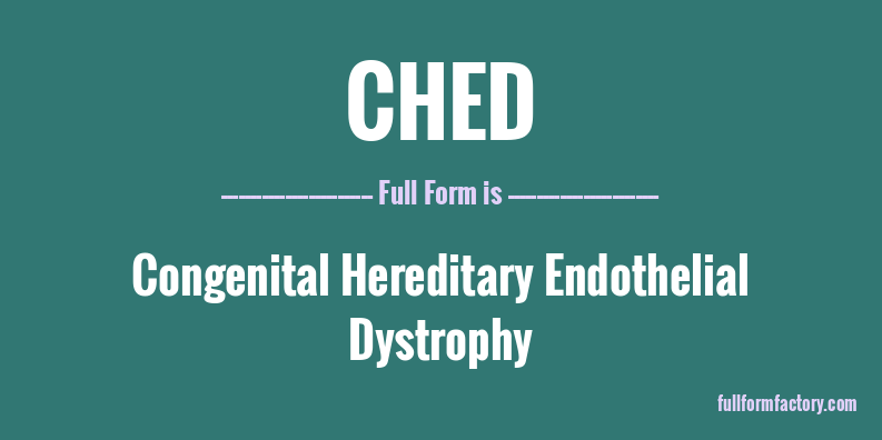 ched-full-form