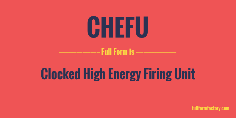 chefu-full-form