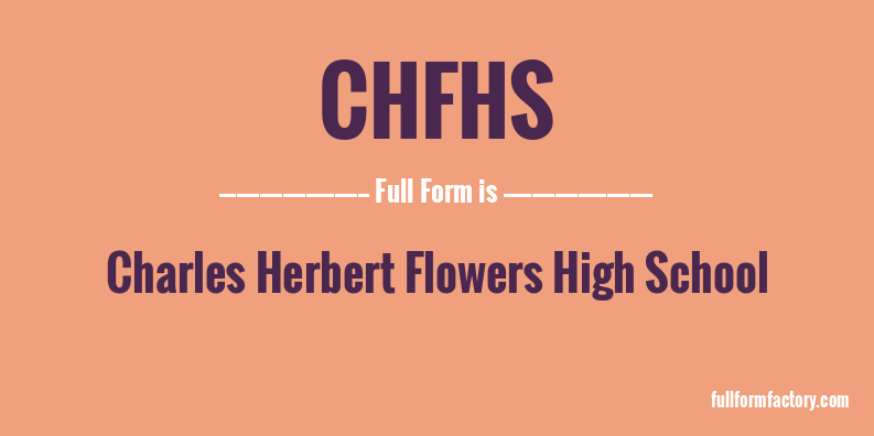 chfhs-full-form