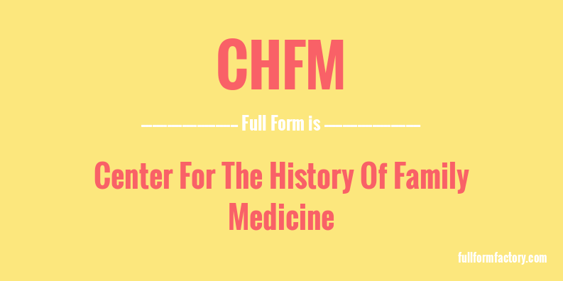 chfm-full-form
