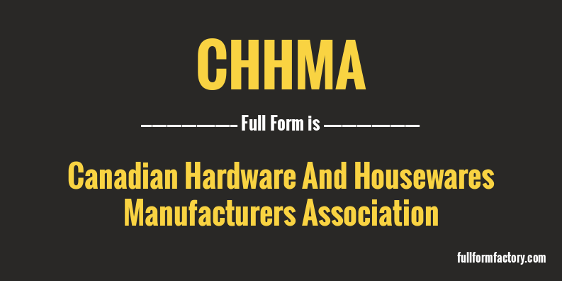 chhma-full-form