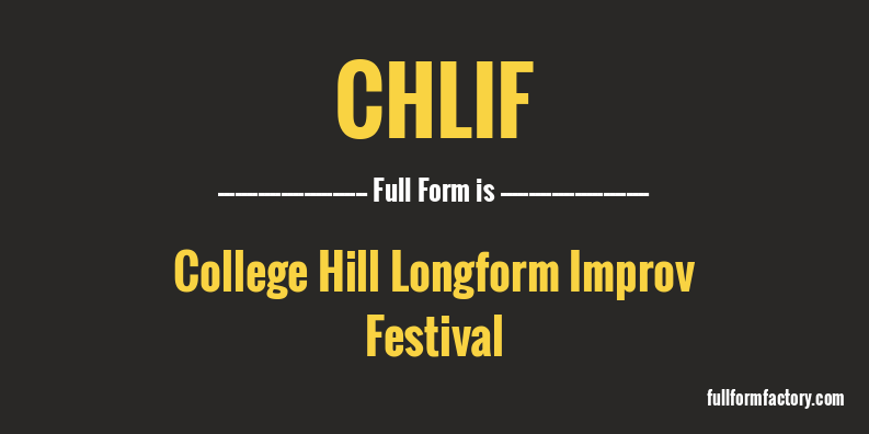 chlif-full-form