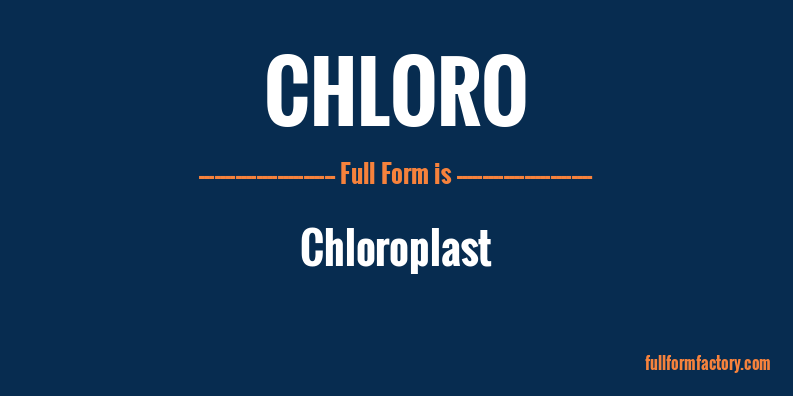 chloro-full-form