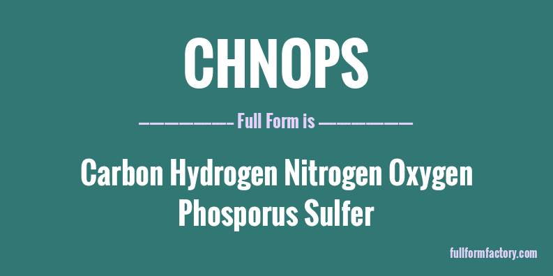 chnops-full-form