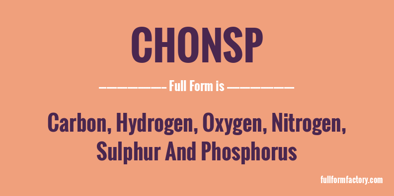 chonsp-full-form