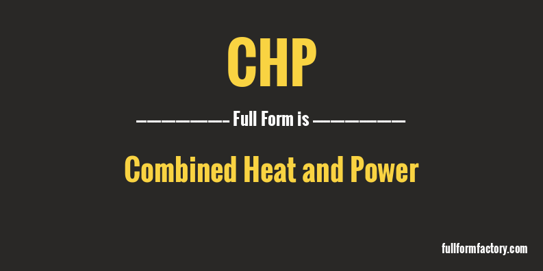 chp-full-form