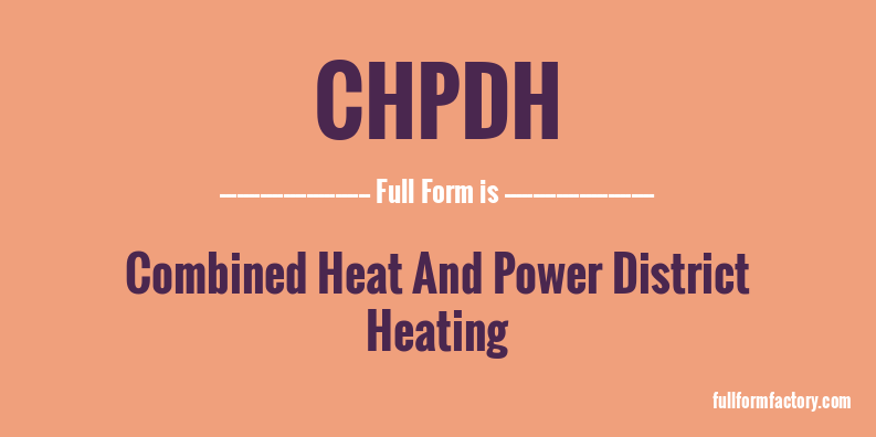 chpdh-full-form