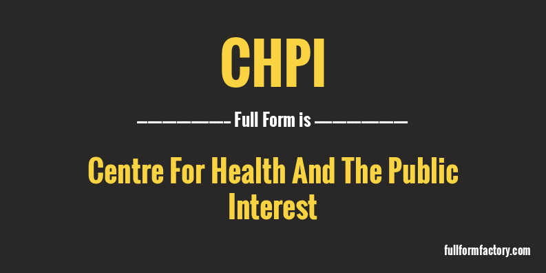 chpi-full-form