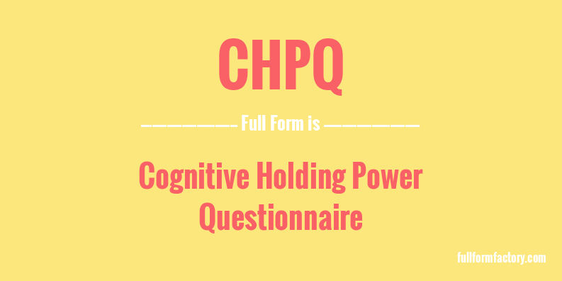 chpq-full-form