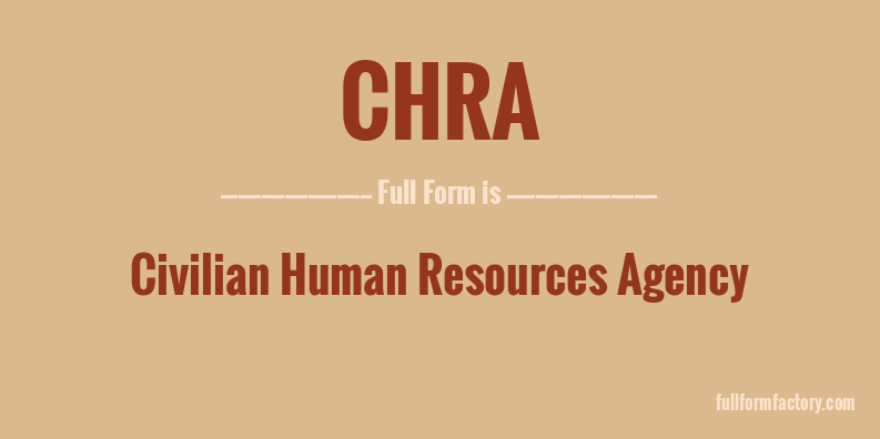 chra-full-form