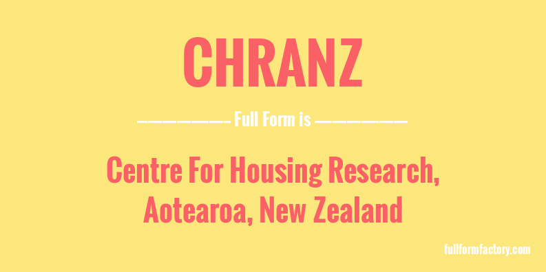 chranz-full-form