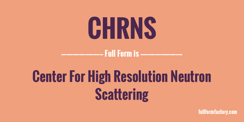 chrns-full-form