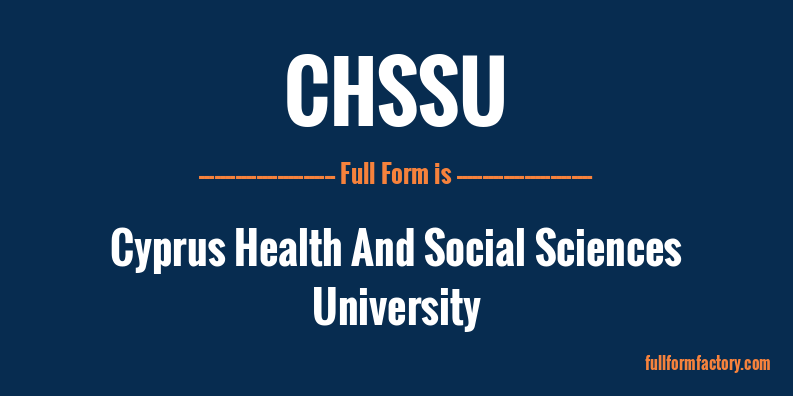 chssu-full-form