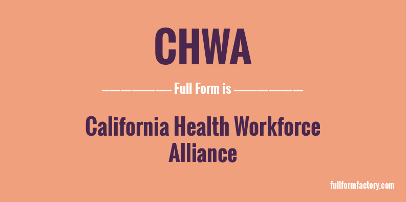 chwa-full-form
