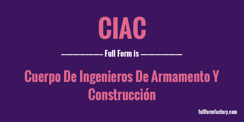 ciac-full-form