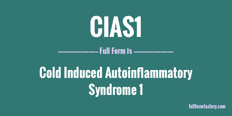 cias1-full-form