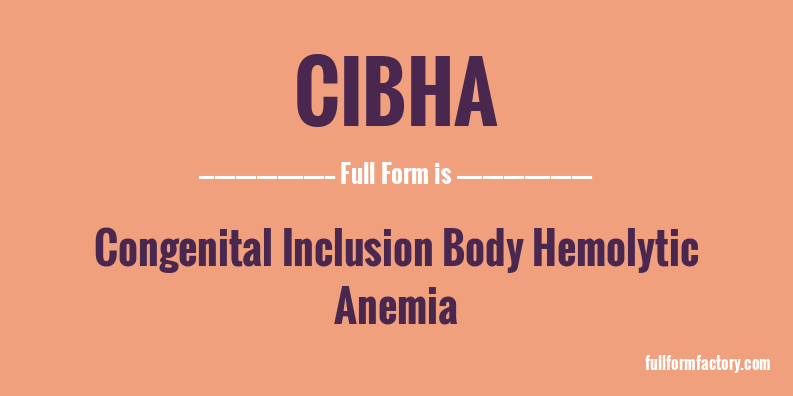cibha-full-form