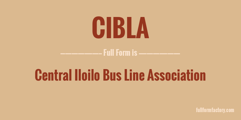 cibla-full-form