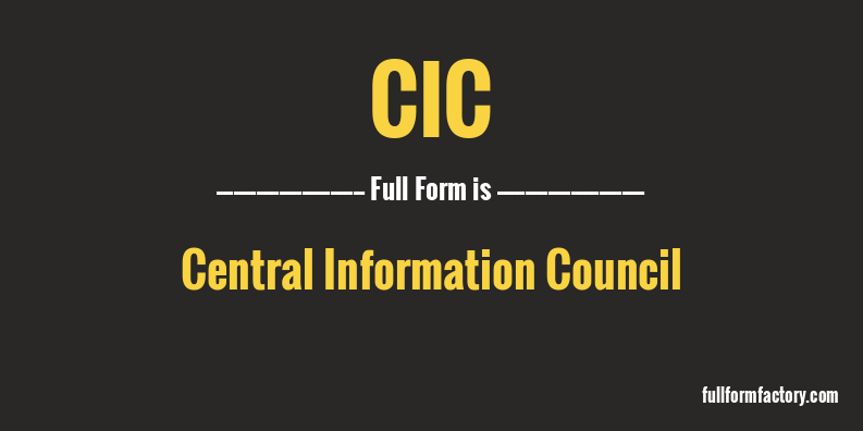 cic-full-form