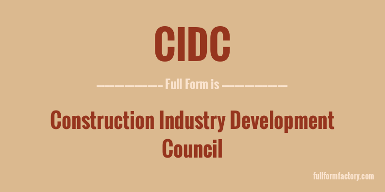 cidc-full-form