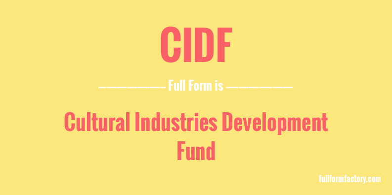 cidf-full-form