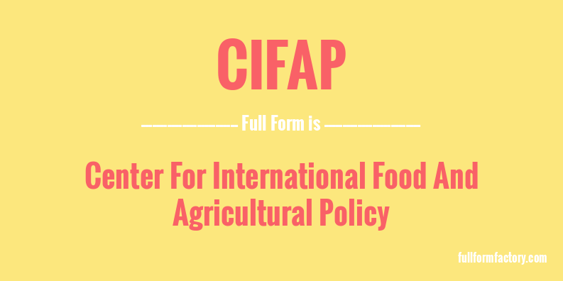 cifap-full-form
