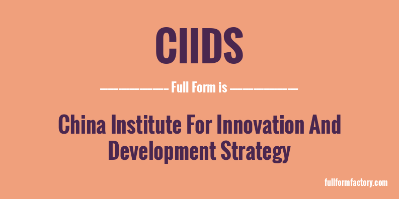 ciids-full-form