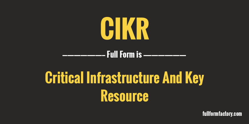 cikr-full-form
