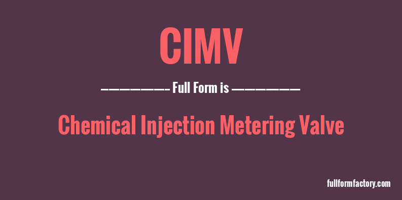 cimv-full-form