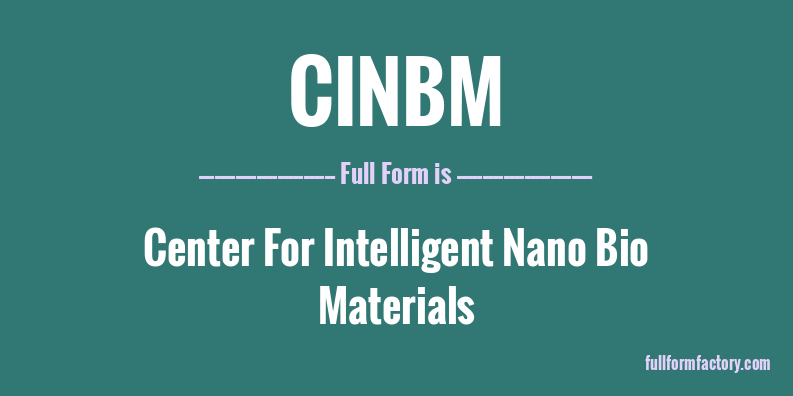cinbm-full-form